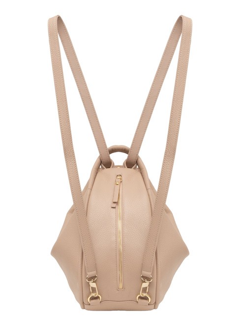 TRIO  Zaino sacca in pelle martellata rosa - Borse Donna