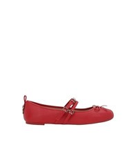 PINKO GIOIA Ballerine in pelle con due cinturini red - Scarpe Donna - 2