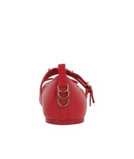 PINKO GIOIA Ballerine in pelle con due cinturini red - Scarpe Donna - 4