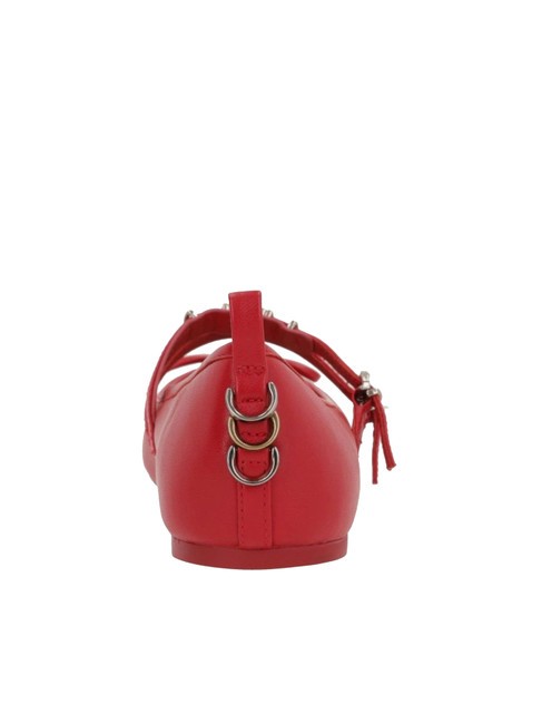 GIOIA Ballerine in pelle con due cinturini red - Scarpe Donna