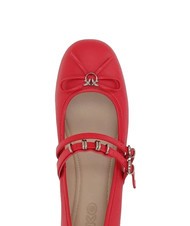 PINKO GIOIA Ballerine in pelle con due cinturini red - Scarpe Donna - 3