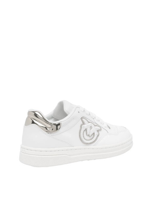 MANDY Senakers in pelle white/silver - Scarpe Donna