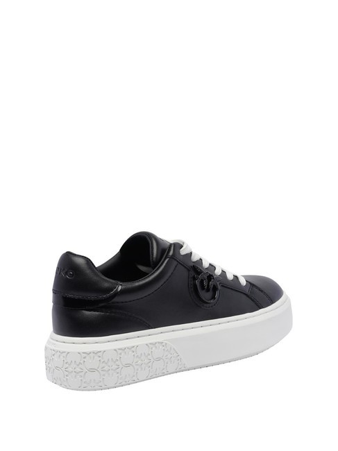 YOKO Sneakers platform in pelle nero limousine - Scarpe Donna