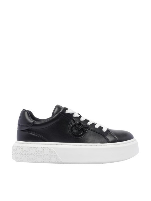 YOKO Sneakers platform in pelle nero limousine - Scarpe Donna