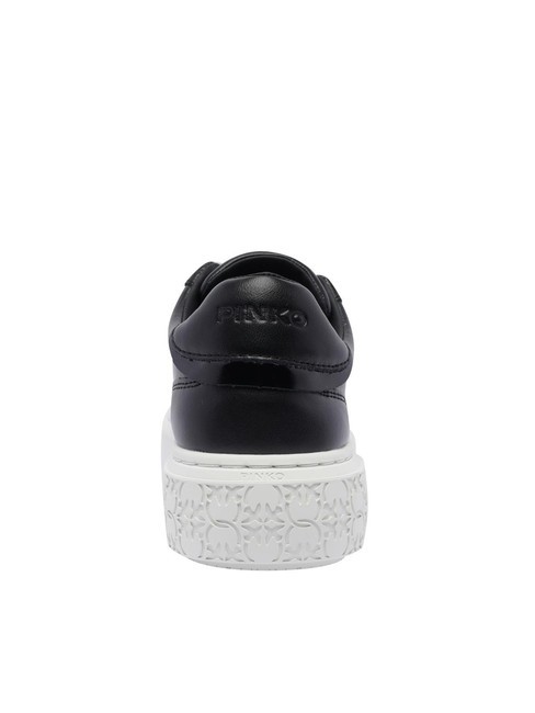 YOKO Sneakers platform in pelle nero limousine - Scarpe Donna