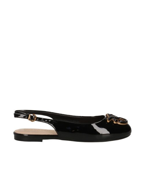 MAGGY Ballerine lucide sling-back nero limousine - Scarpe Donna