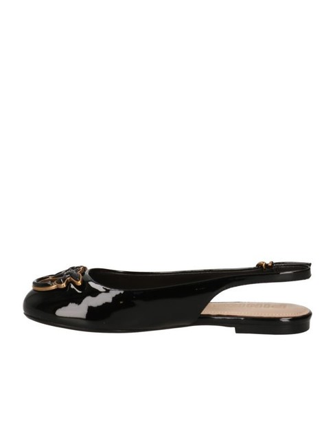 MAGGY Ballerine lucide sling-back nero limousine - Scarpe Donna