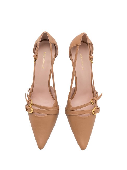 FERNANDA Décolleté in pelle con cinturini skin - Scarpe Donna