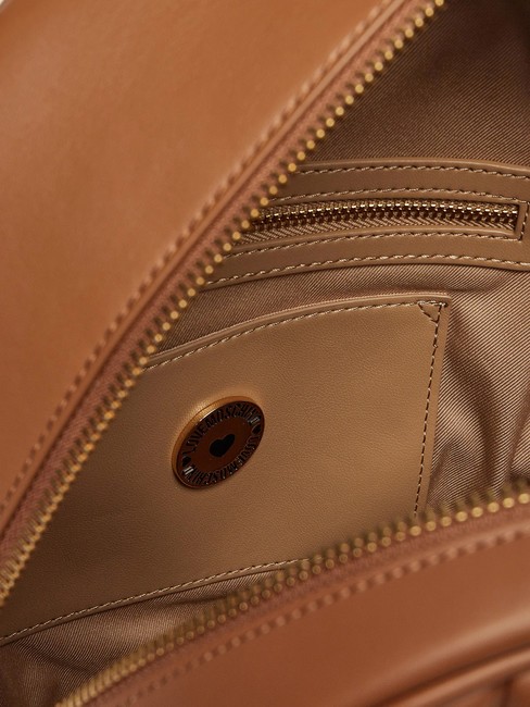 GEOMETRIC Zaino con tasca cammello - Borse Donna