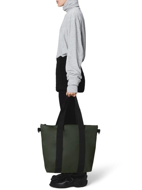 TOTE BAG MINI Borsa impermeabile green - Borse Donna