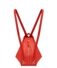 LESAC TRIO Zaino sacca in pelle nappa rosso30 - Borse Donna - 2