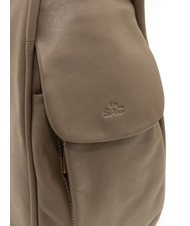 LESAC TRIO Zaino sacca in pelle nappa fango - Borse Donna - 7