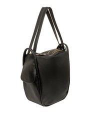 LESAC TRIO Zaino sacca in pelle nappa nero19 - Borse Donna - 3