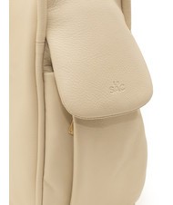 LESAC TRIO Zaino sacca in pelle nappa beige - Borse Donna - 7