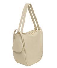 LESAC TRIO Zaino sacca in pelle nappa panna - Borse Donna - 3