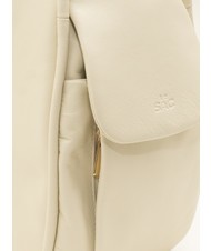 LESAC TRIO Zaino sacca in pelle nappa panna - Borse Donna - 7