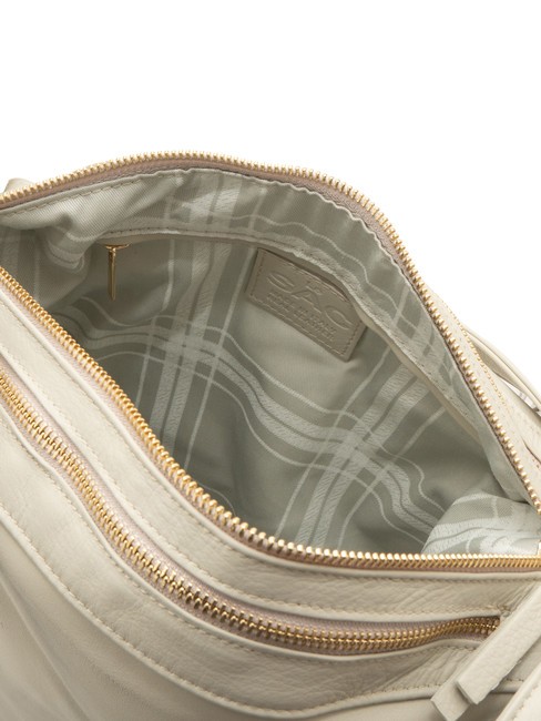 TRIO Zaino sacca in pelle nappa ghiaccio - Borse Donna