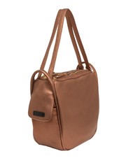 LESAC TRIO Zaino sacca in pelle metallizzata bronzo - Borse Donna - 3