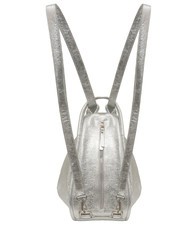 LESAC TRIO Zaino sacca in pelle metallizzata argento - Borse Donna - 2