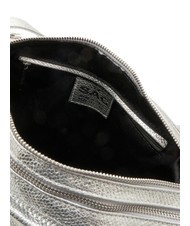 LESAC TRIO Zaino sacca in pelle metallizzata argento - Borse Donna - 8