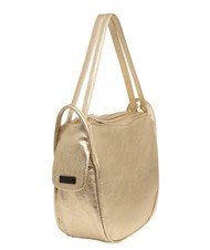 LESAC TRIO Zaino sacca in pelle metallizzata oro - Borse Donna - 3