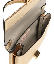 COCCINELLE ARLETTIS Mini bag in pelle martellata golden - Borse Donna - 4