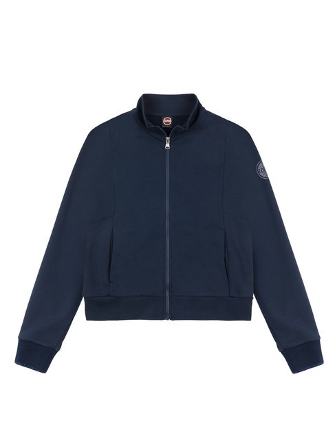 CONNECTIVE Felpa collo alto full zip navy blue - Felpe Donna
