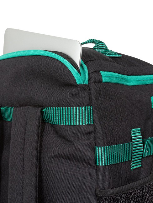 CARRY PACK Zaino borsone porta pc 17" kontrast stripe black - Zaini Scuola & Tempo Libero