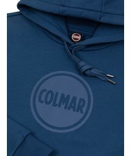 COLMAR CONNECTIVE Felpa con logo e cappuccio dark blue - Felpe Uomo - 3