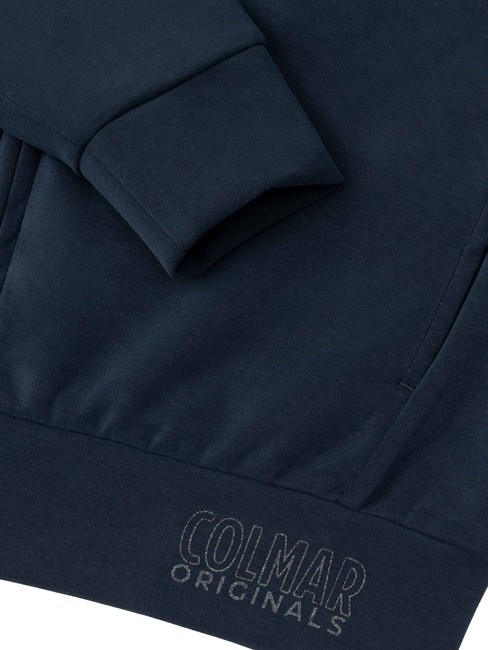 GIRLY Felpa con cappuccio full zip navy blue - Felpe Donna