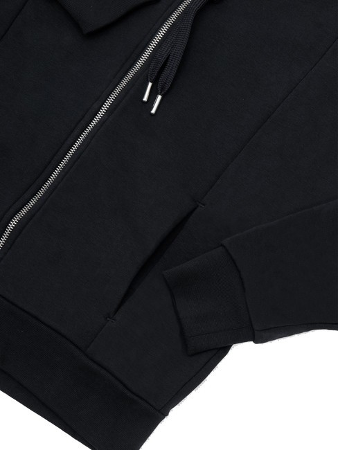 CONNECTIVE Felpa full zip con cappuccio black - Felpe Donna