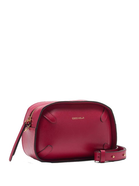 MALETA CALF Mini Bag a tracolla, in pelle sangria - Borse Donna