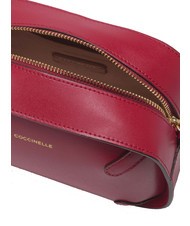 COCCINELLE MALETA CALF Mini Bag a tracolla, in pelle sangria - Borse Donna - 5