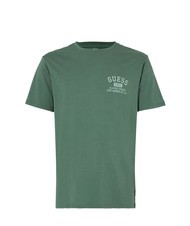 GUESS BSC CLASSIC T-Shirt in cotone urban sky multi - T-shirt Uomo - 4