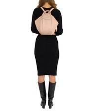 LESAC TRIO  Zaino sacca in pelle martellata rosa - Borse Donna - 6