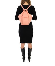 LESAC TRIO  Zaino sacca in pelle martellata rosa antico - Borse Donna - 5