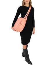 LESAC TRIO  Zaino sacca in pelle martellata rosa antico - Borse Donna - 6