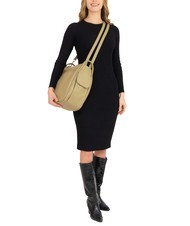 LESAC TRIO  Zaino sacca in pelle martellata tortora - Borse Donna - 6