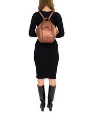 LESAC TRIO Zaino sacca in pelle metallizzata bronzo - Borse Donna - 5