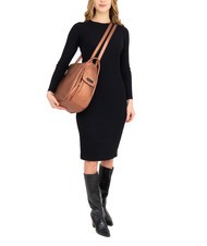 LESAC TRIO Zaino sacca in pelle metallizzata bronzo - Borse Donna - 6