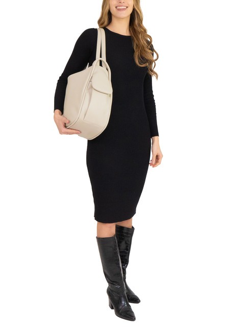 TRIO Zaino sacca in pelle nappa ghiaccio - Borse Donna