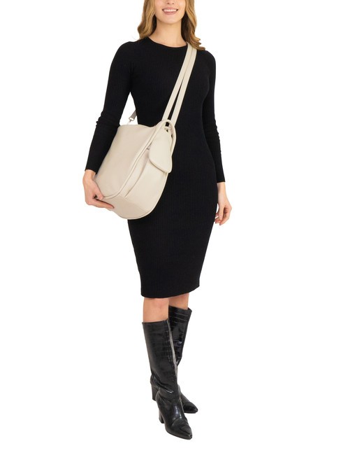 TRIO Zaino sacca in pelle nappa ghiaccio - Borse Donna