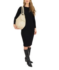 LESAC TRIO Zaino sacca in pelle nappa panna - Borse Donna - 4