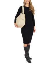 LESAC TRIO Zaino sacca in pelle nappa panna - Borse Donna - 6