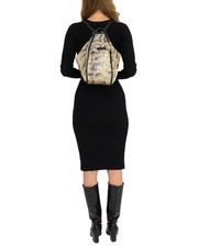 LESAC TRIO Zaino sacca in pelle stampa pitone pitone grigio - Borse Donna - 5