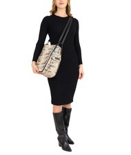 LESAC TRIO Zaino sacca in pelle stampa pitone pitone grigio - Borse Donna - 6