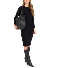 LESAC TRIO  Zaino sacca in pelle martellata nero25 - Borse Donna - 4