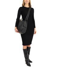 LESAC TRIO  Zaino sacca in pelle martellata nero25 - Borse Donna - 6