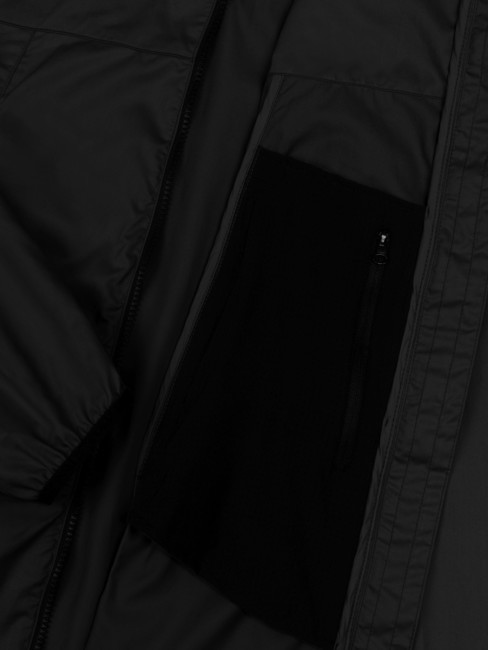 FIBERS Giaccone con cappuccio black - Giacche Uomo