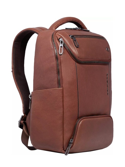 CRONUS  Zaino porta PC 13", in pelle MARRONE - Zaini da lavoro porta PC